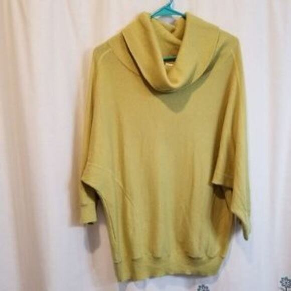 Chico's Green cowl neck sweater - Picture 1 of 5
